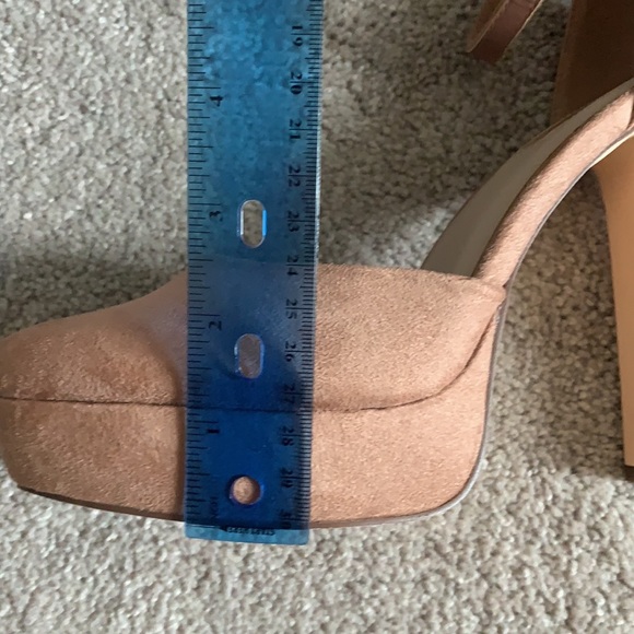Forever 21 5” Heels Ankle Strap Chunky Pumps 8 - Picture 7 of 8